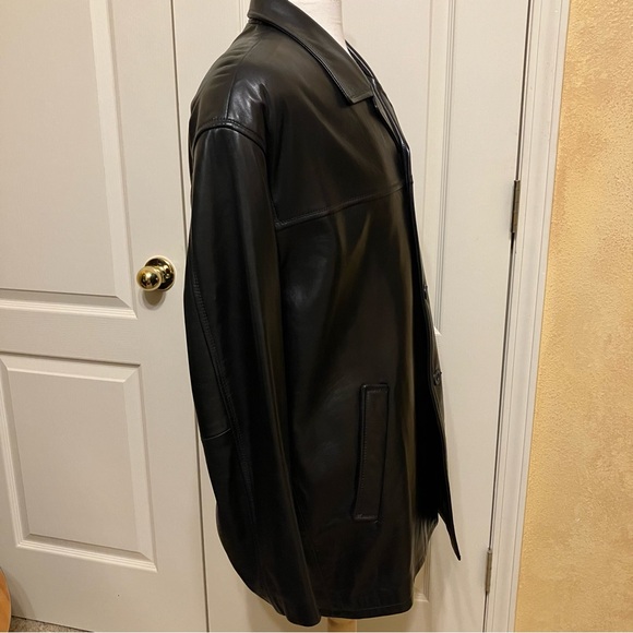 REMY Leather Jacket CLASSIC Black - Sz 42 Made in USA - Picture 3 of 16
